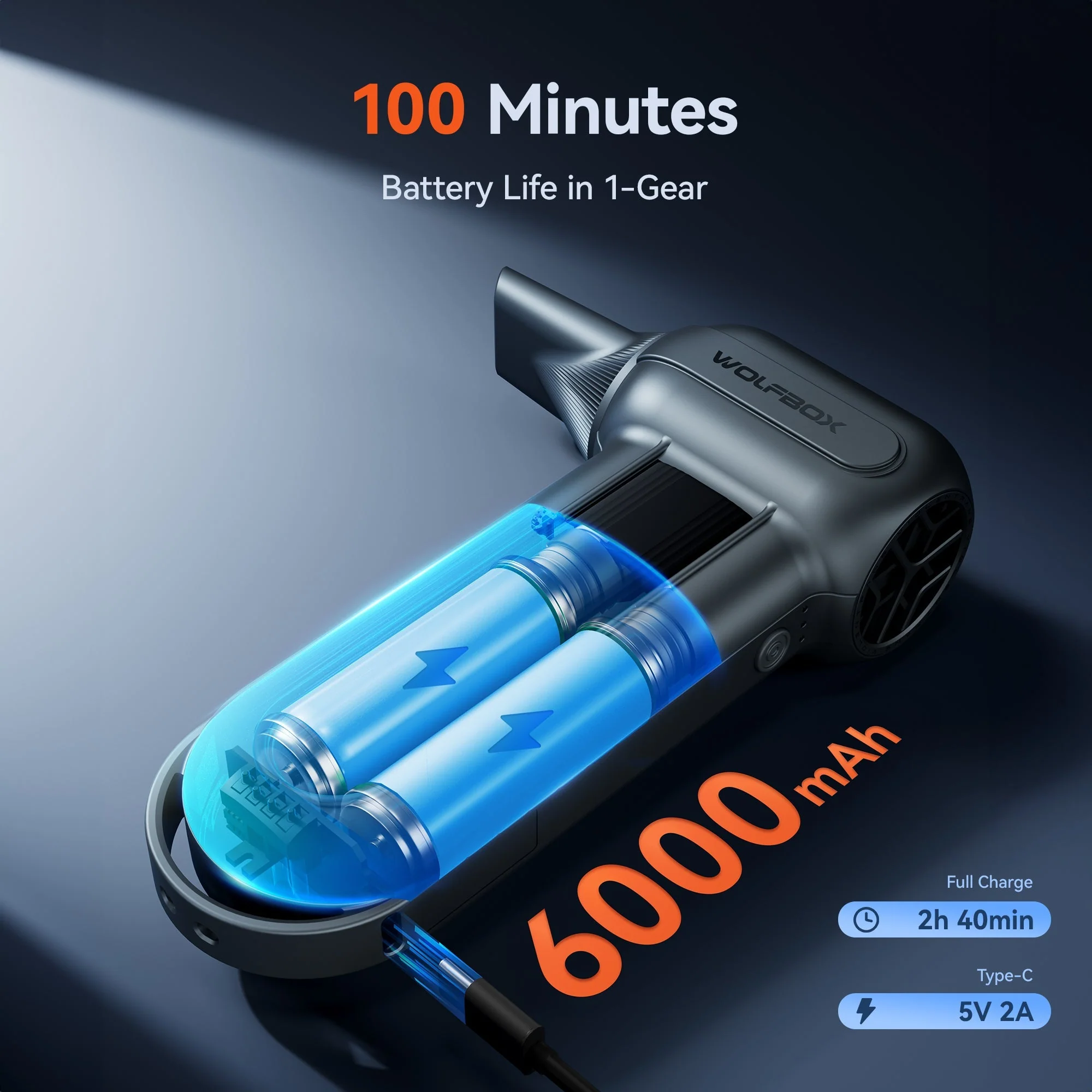 Compressed Air Duster - Super Power Electric Air Duster | Wolfbox - Image 9