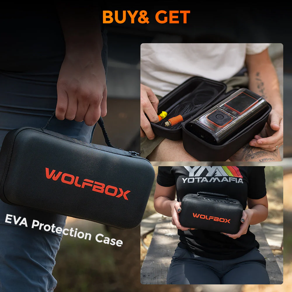WOLFBOX MegaFlow24 Pro Portable Tire Inflator - Image 8
